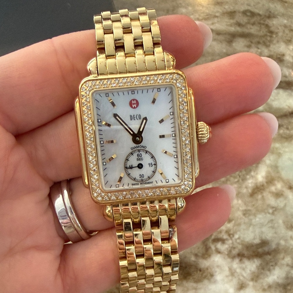 Michele Gold Women's Watch - Picture 2 of 6